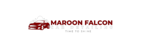 Maroon Falcon Car Detailing Logo